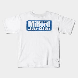 Milford Jai-Alai - 1970s Aesthetic Kids T-Shirt